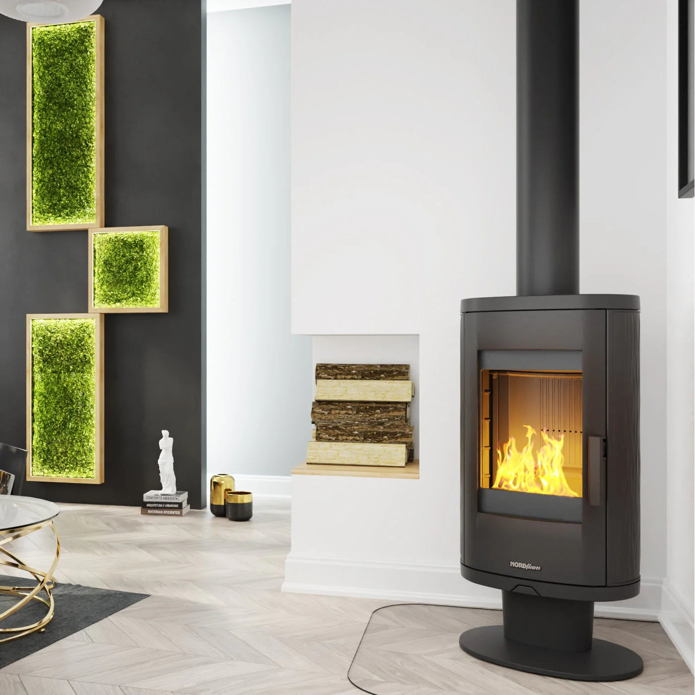 AUGUSTA Wood Stove 45 Lateral