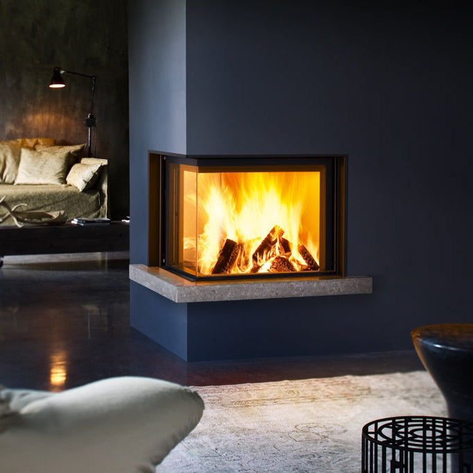 TC FORMA 75 SX/DX Wood Fireplace Corner