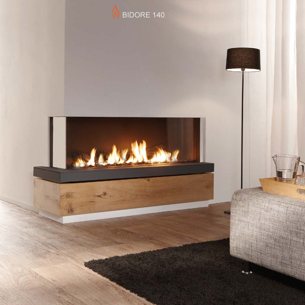 BIDORE 140 Gas Fireplace Left/Right
