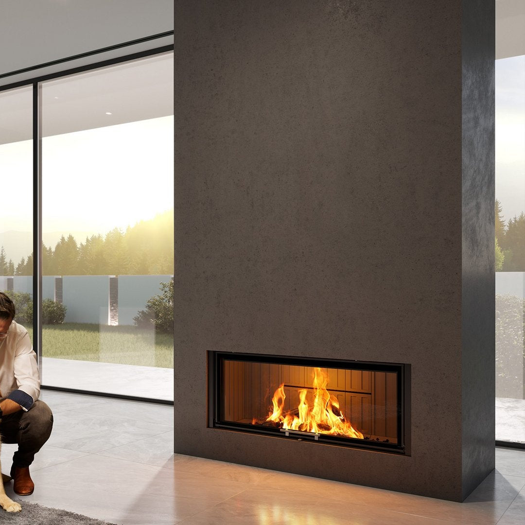 VARIA BH120 3S Wood Fireplace Lateral