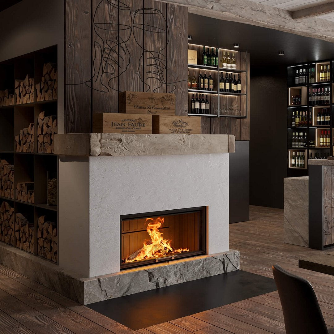 VARIA BH 3S Wood Fireplace 110 Lateral