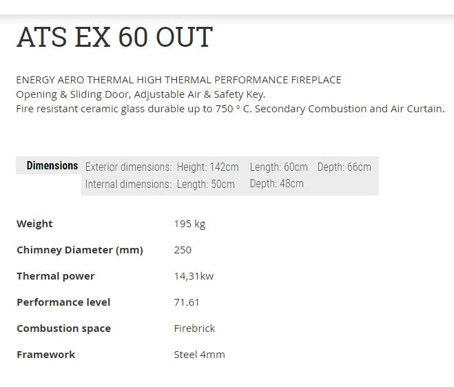 EX OUT 65 3 SIDED