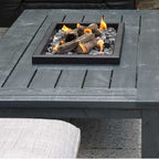 MET ZWARTE 39*39 Gas Firepit