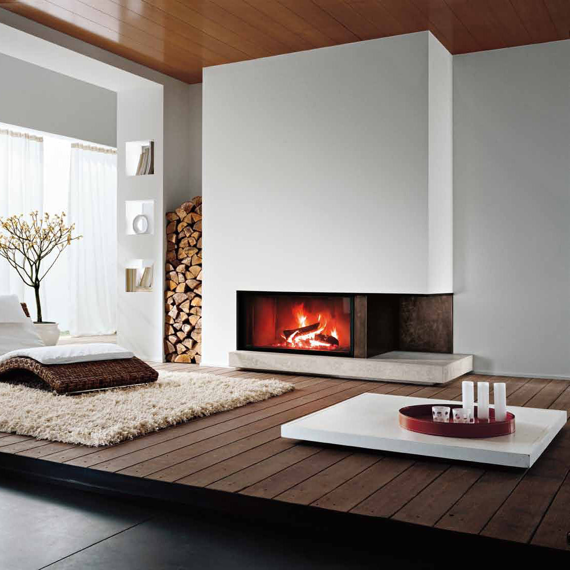TC FORMA 95 Wood Fireplace Lateral