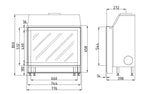 GS 750 Gas Fireplace 75 Lateral