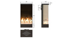 SIRIUS Gas Fireplace 50 3 Sided