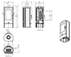 SORA Wood Stove 40 Lateral