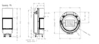 SPEEDY PH Wood Fireplace Rounded