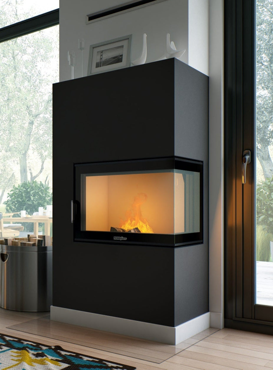 FABIO Wood Fireplace 70 Corner