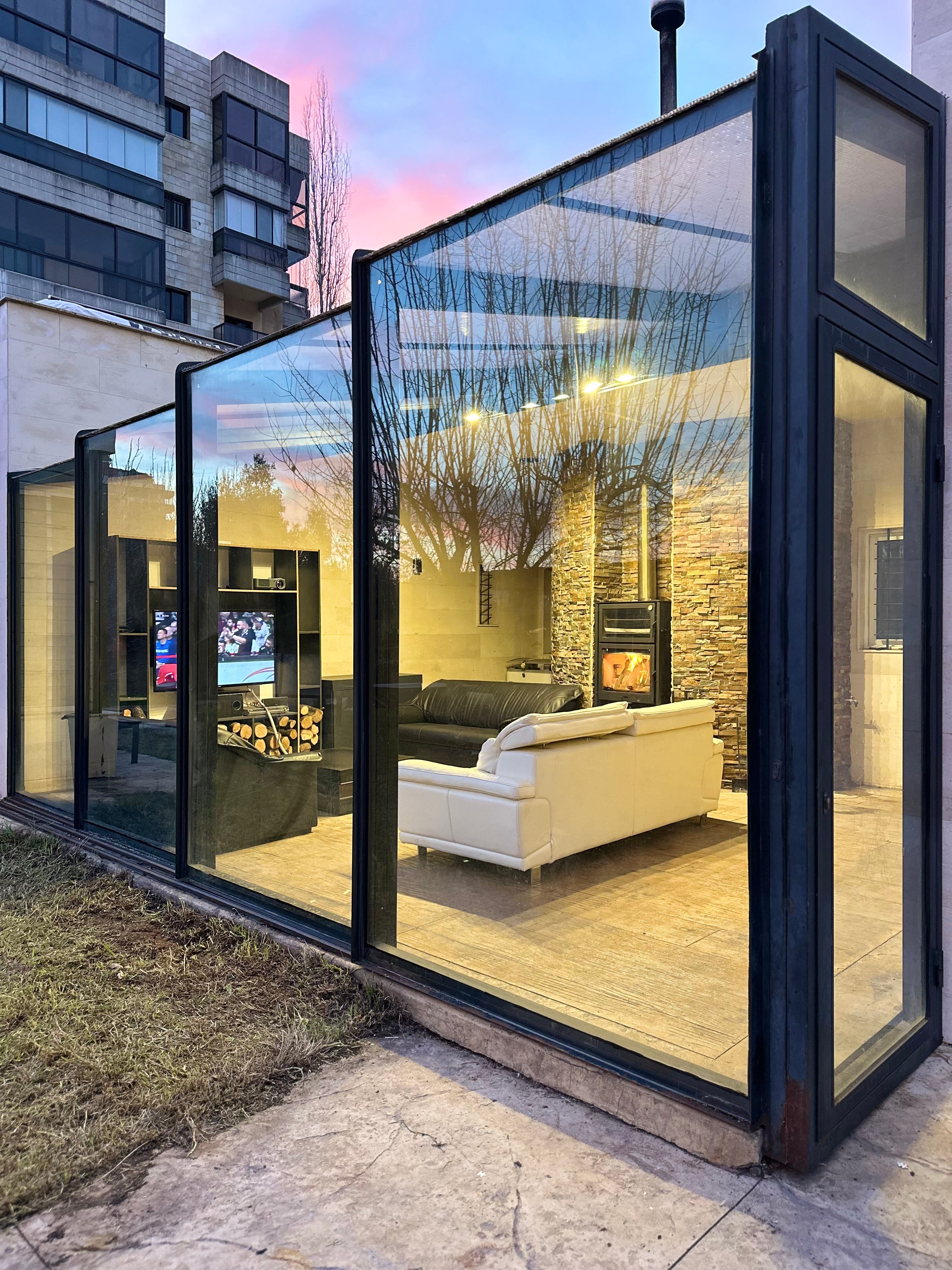 Extended pergola