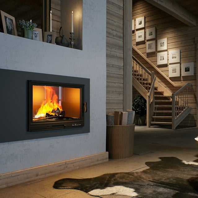 LB 800 PW Water Heater Wood Fireplace 70 Lateral