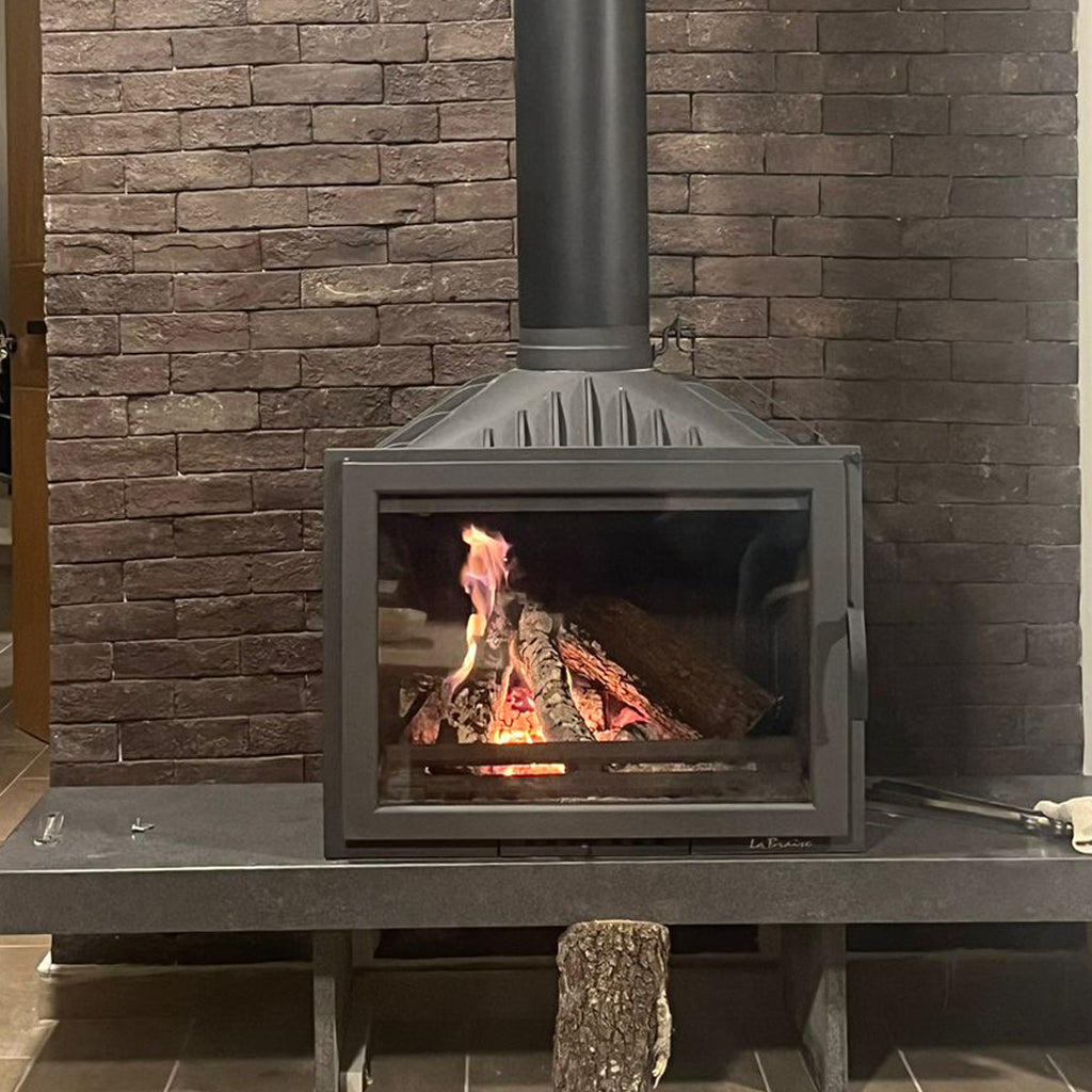 ALBER Wood Fireplace  Lateral
