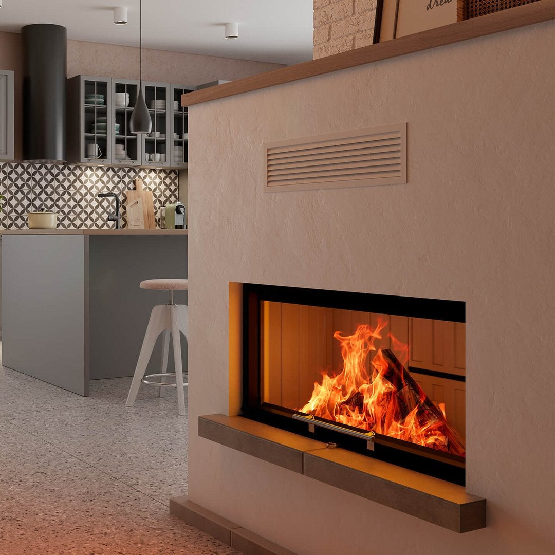 VARIA AH 3S Wood Fireplace 95 Lateral