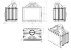 ALBER Wood Fireplace  Lateral