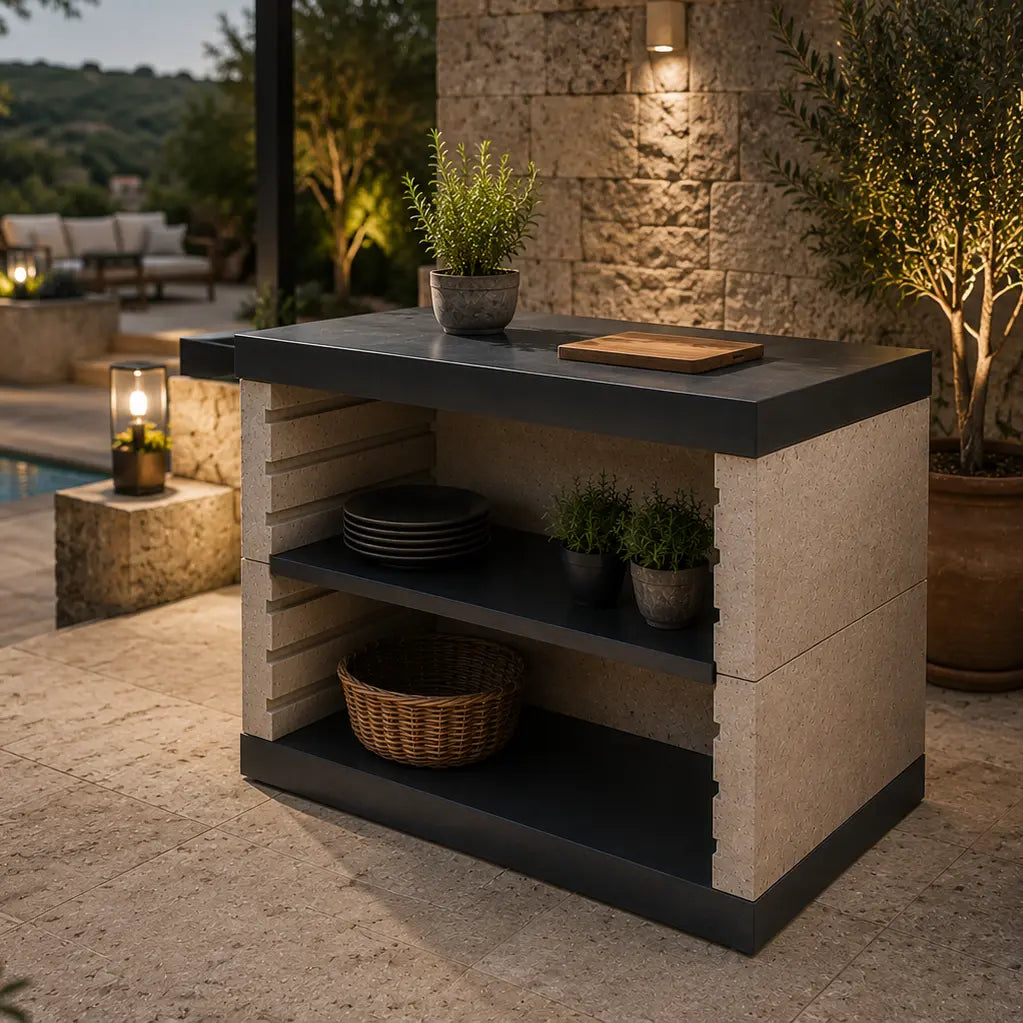MESA 50 side table moving from the left